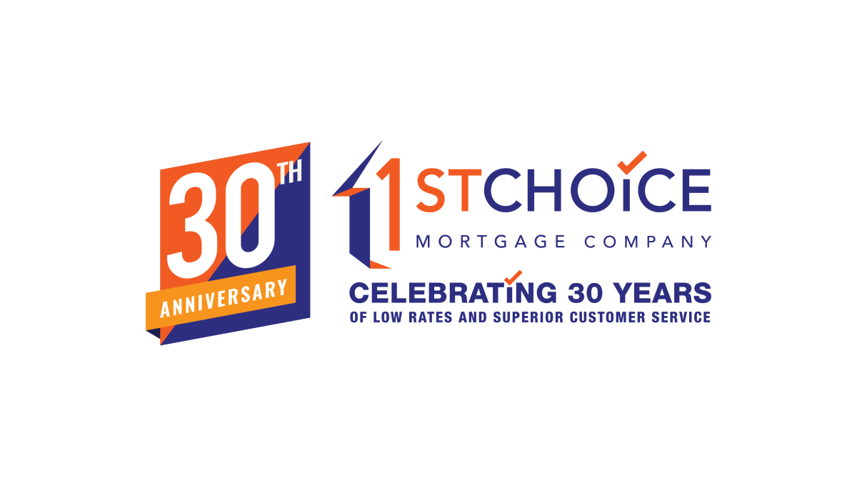 1st Choice Mortgage 30th Anniversary Logo Logo