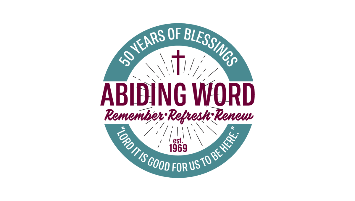Abiding Word Lutheran Church 50th Anniversary Logo Logo