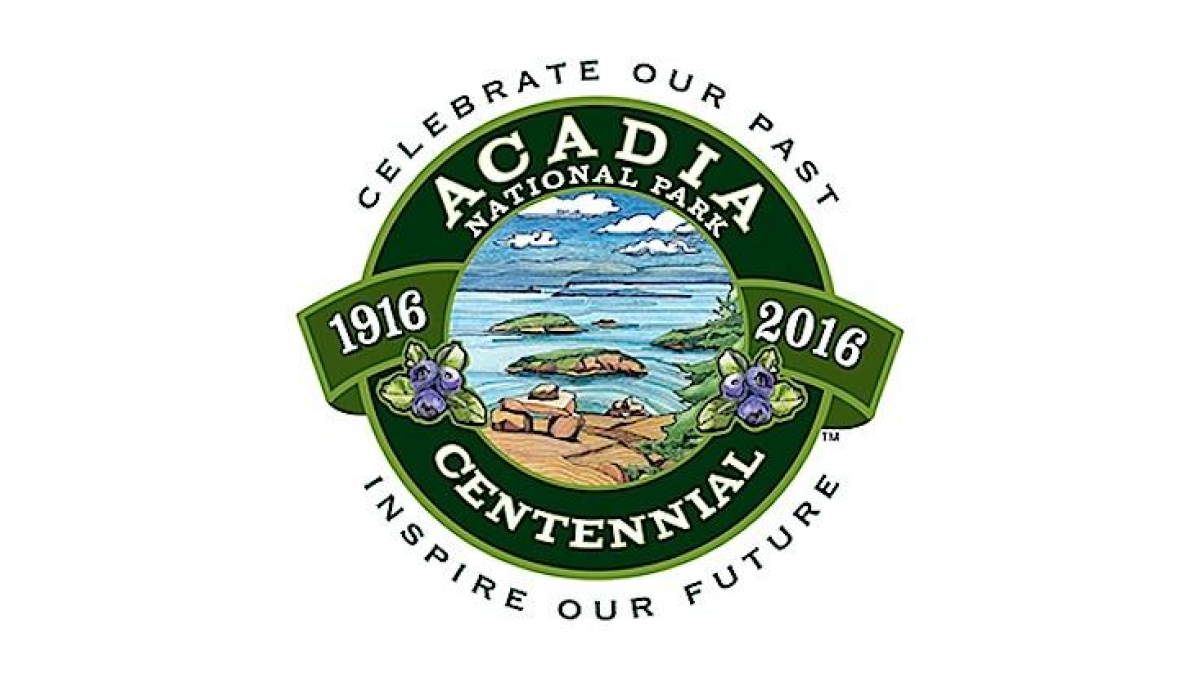 Acadia National Park 100th Anniversary Logo Logo