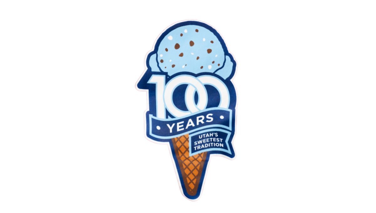 Aggie Ice Cream 100th Anniversary Logo