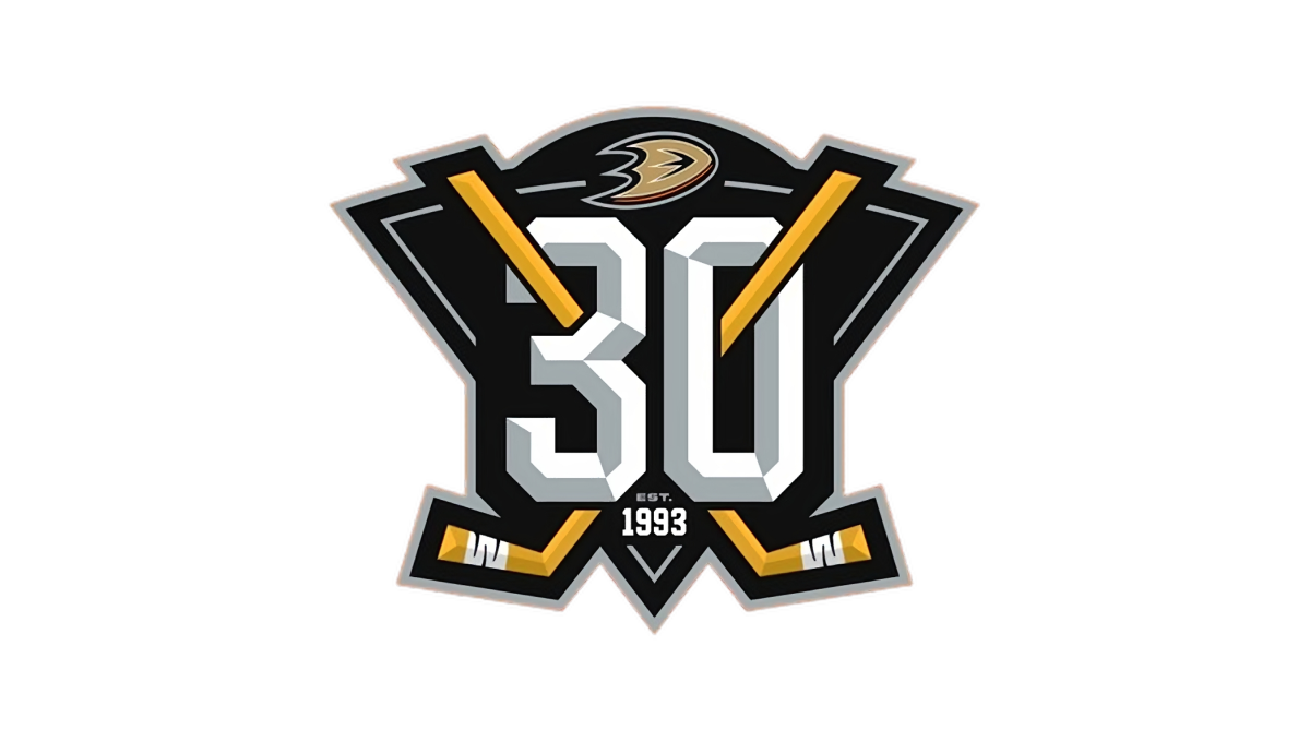 Anaheim Ducks 30th Anniversary Logo