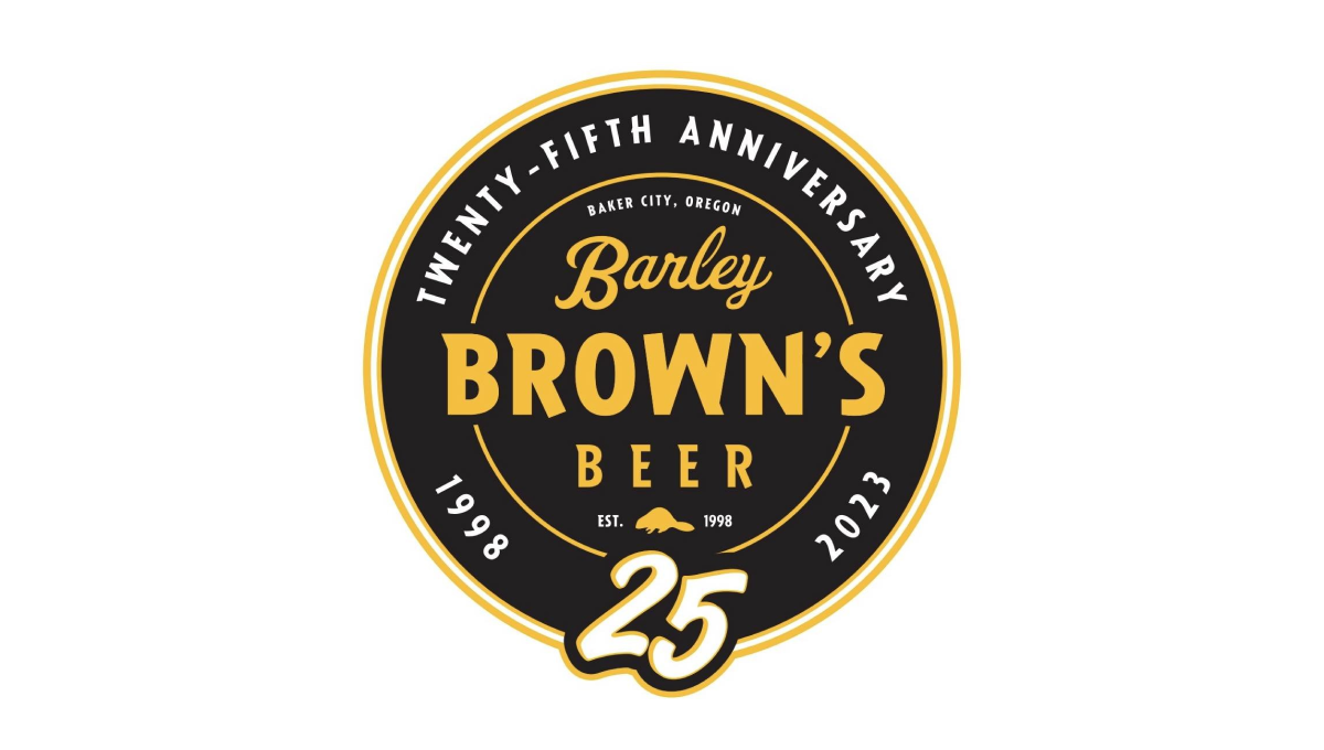 Barley Brown's Brew Pub 25th Anniversary Logo