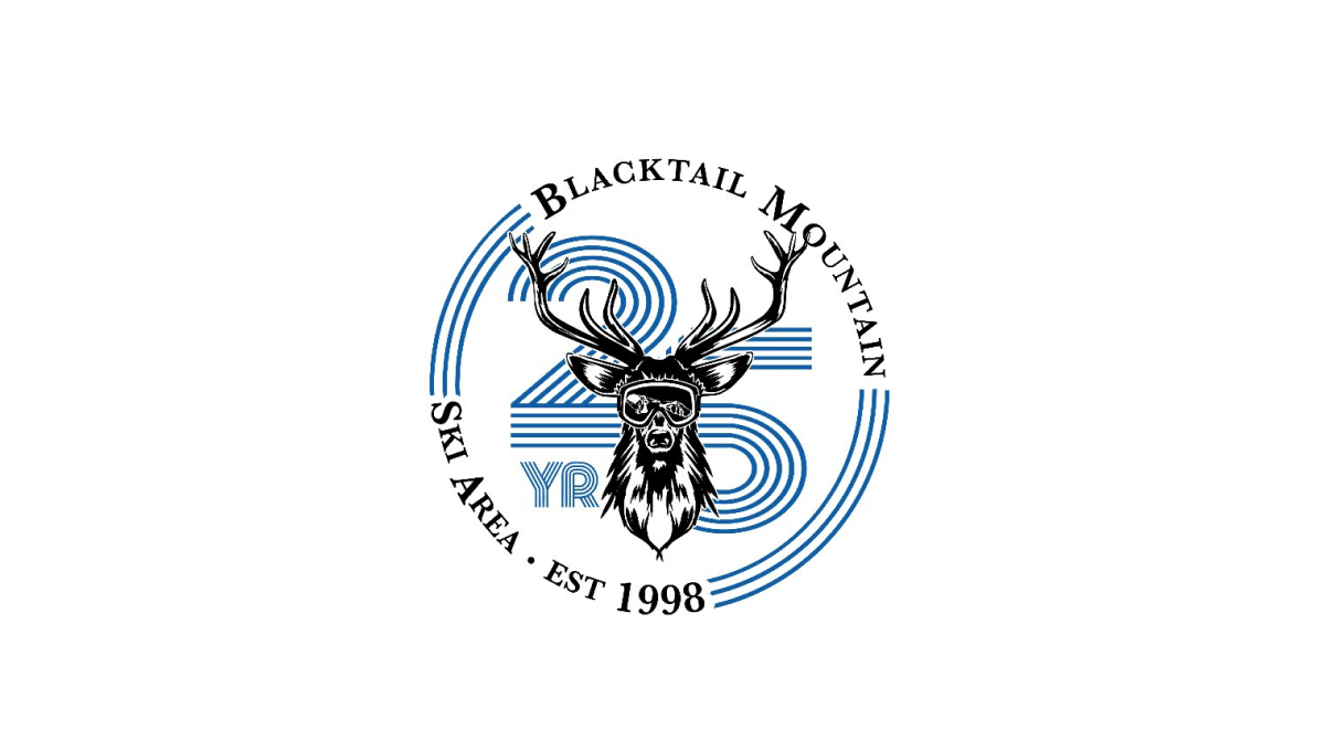Blacktail Mountain 25th Anniversary Logo Logo