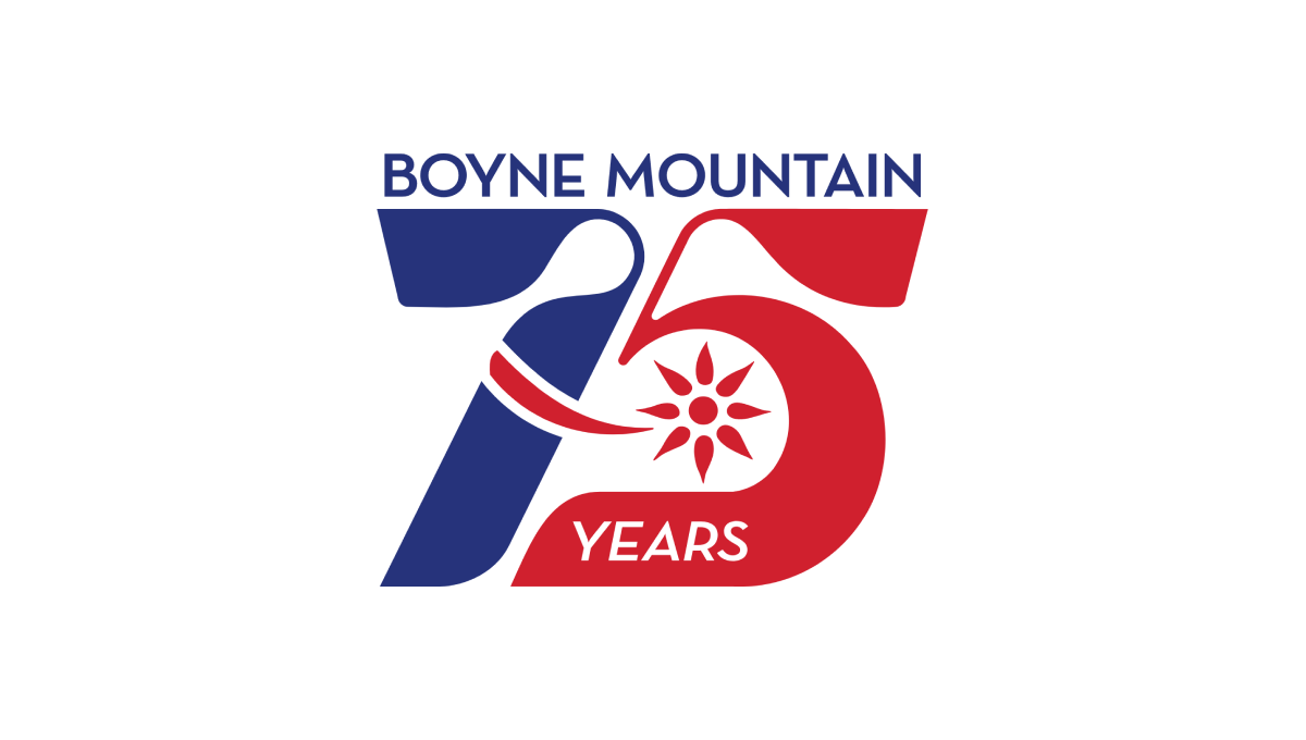 Boyne Mountain 70th Anniversary Logo Logo