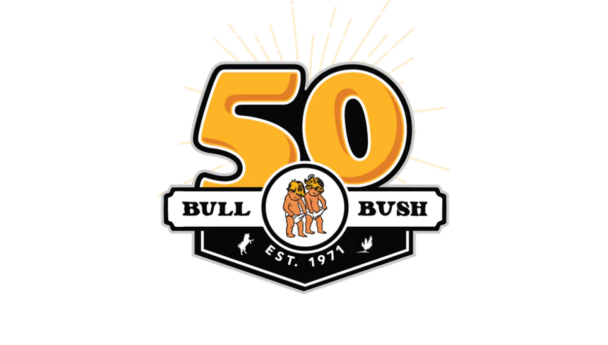 Bull & Bush Brewery 50th Anniversary Logo Logo