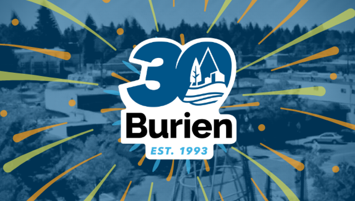 City of Burien 30th Anniversary Logo Logo