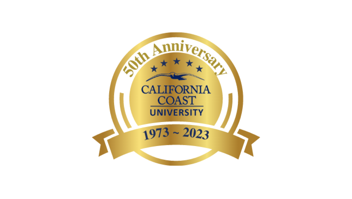 California Coast University 50th Anniversary Logo