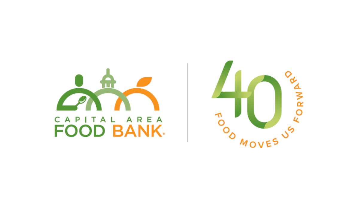 Capital Area Food Bank 40th Anniversary Logo Logo