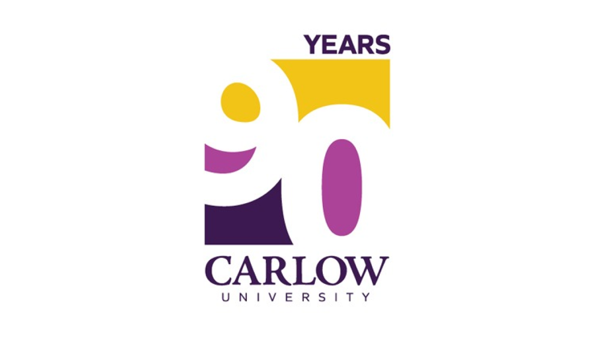 Carlow University 90th Anniversary Logo Logo