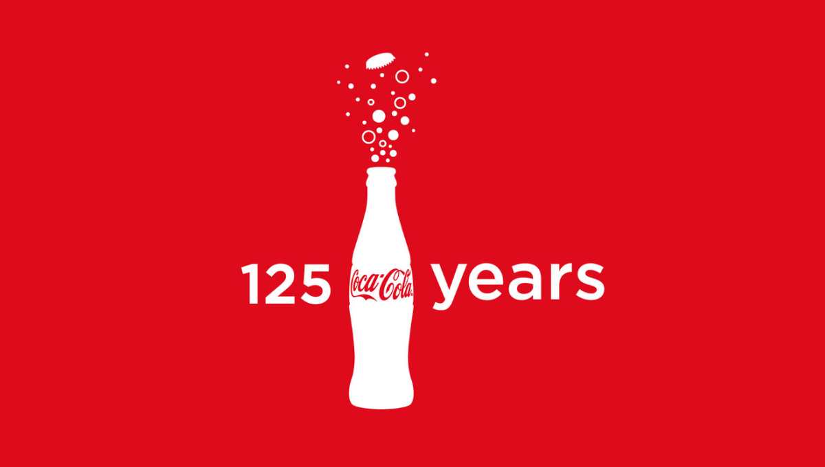 Coca Cola 125th Anniversary Logo Logo
