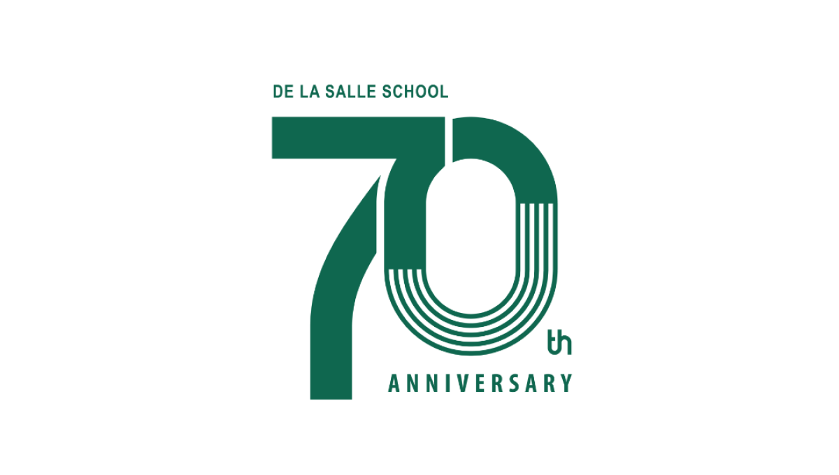 De La Salle School 70th Anniversary Logo Logo