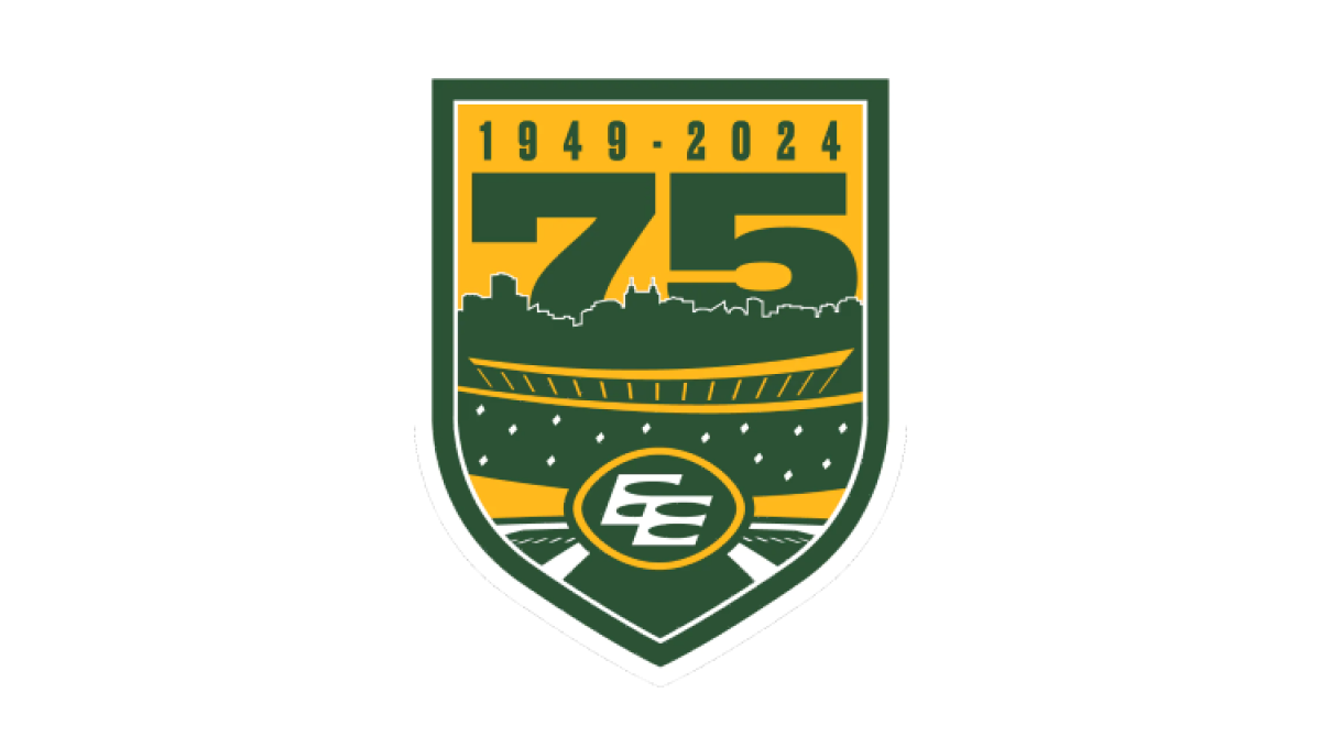 Edmonton Elks 75th Anniversary Logo