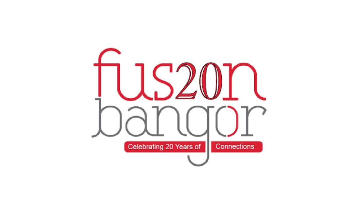 Fusion Bangor 20th Anniversary Logo