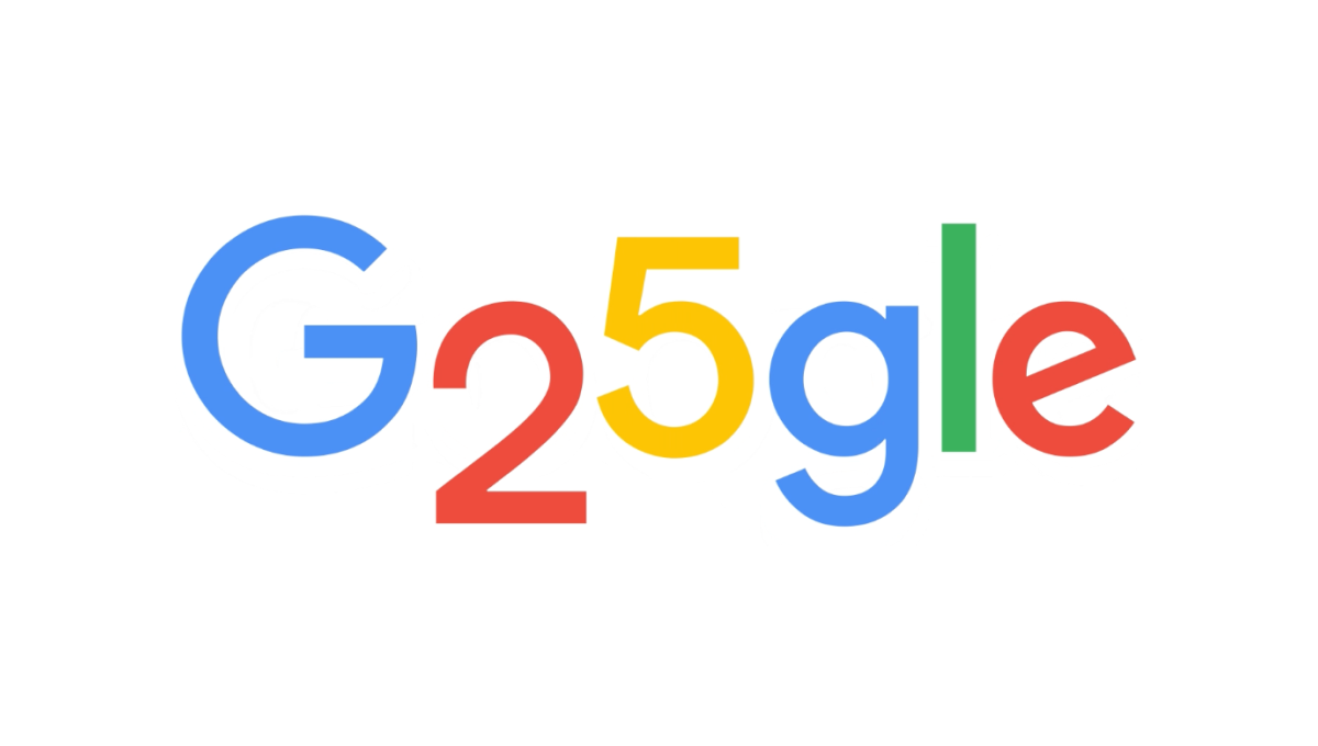 Google 25th Anniversary Logo