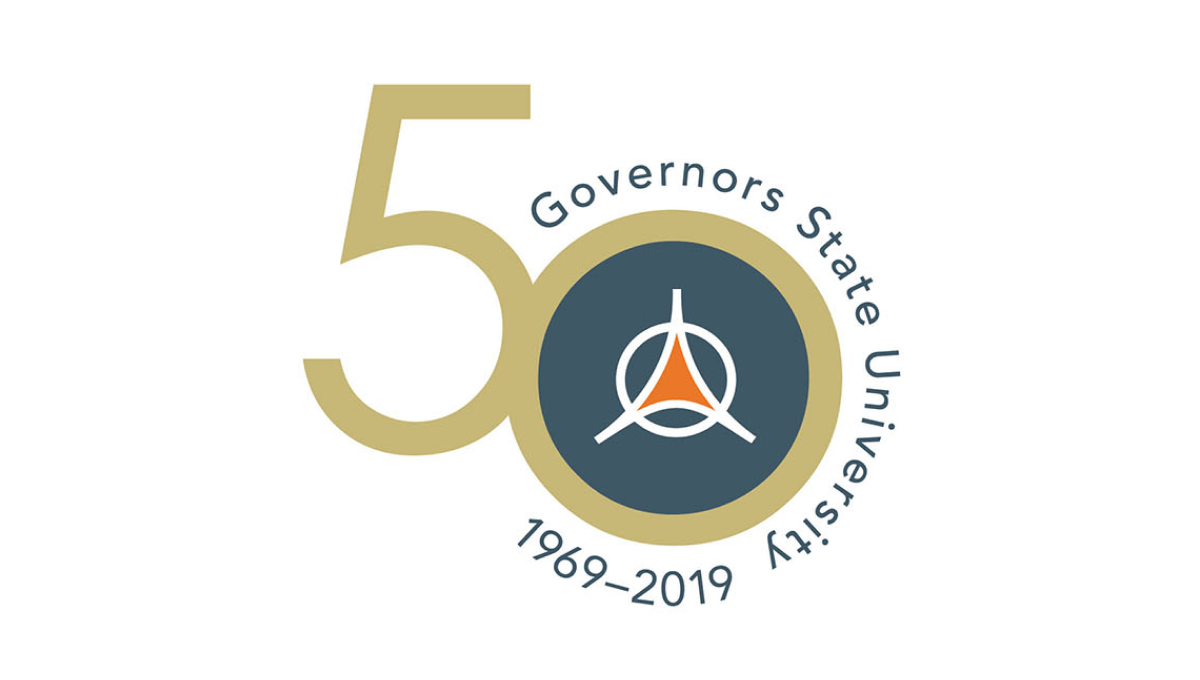 Governors State University 50th Anniversary Logo Logo