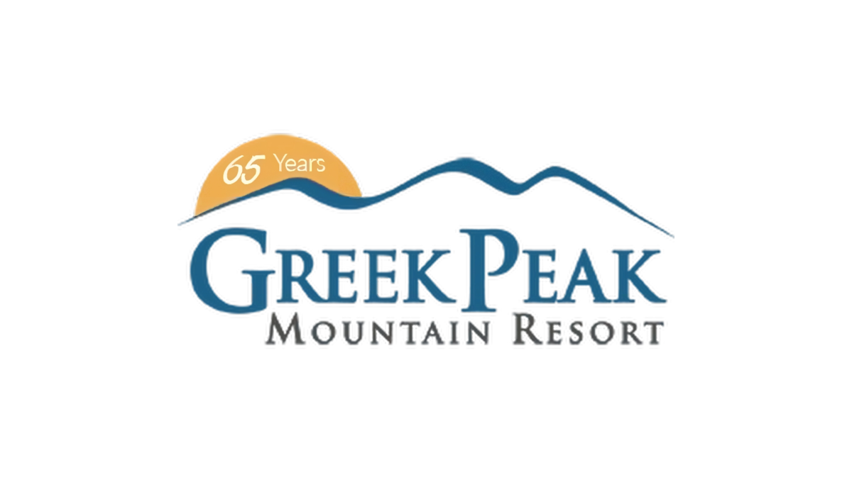 Greek Peak 65th Anniversary Logo Logo
