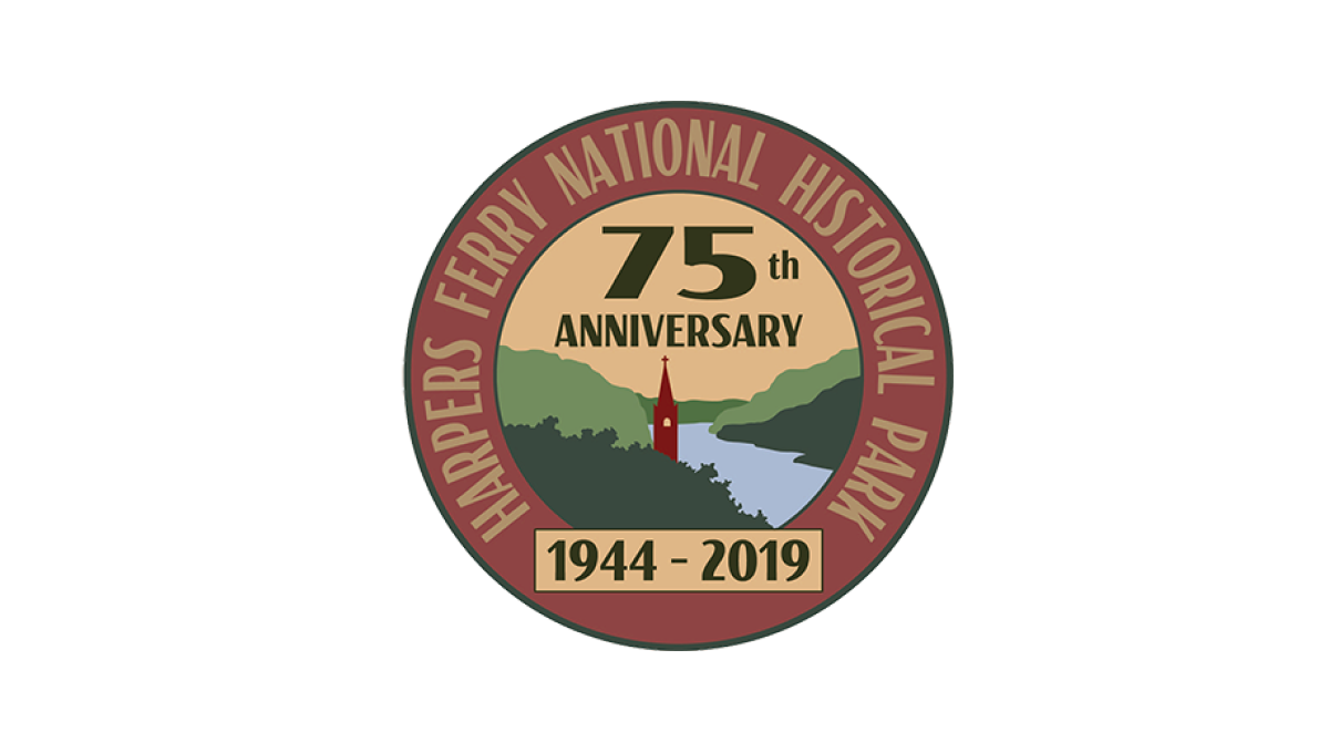 Harpers Ferry National Historical Park 75th Anniversary Logo
