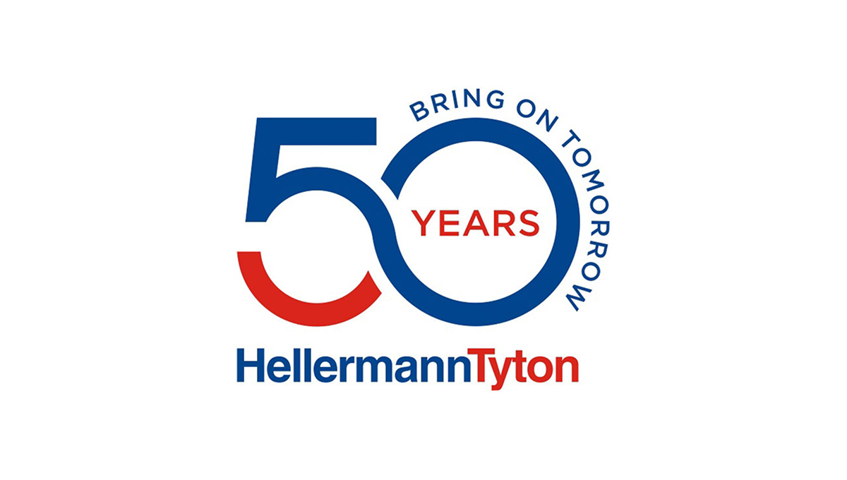 HellermanTyton 50th Anniversary Logo