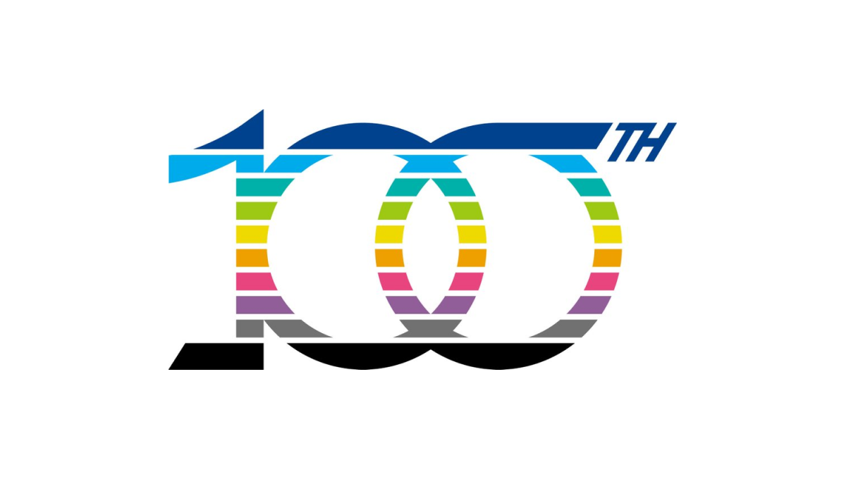 Komori America Corp 100th Anniversary Logo