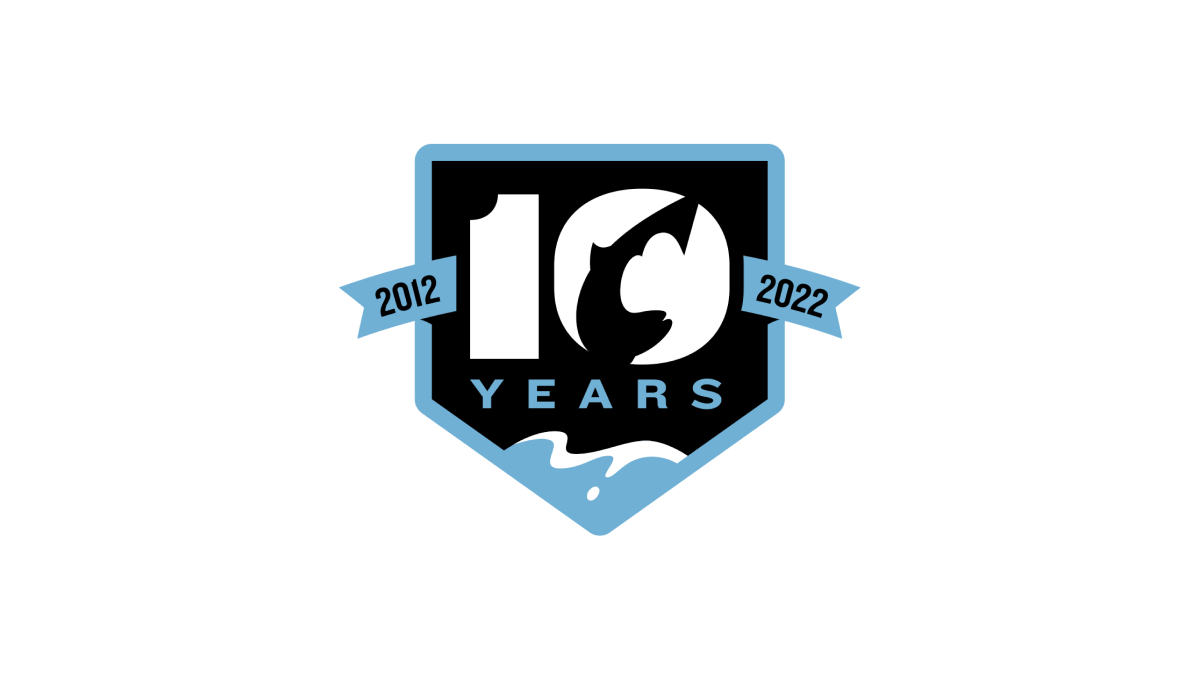 Lakeshore Chinooks 10th Anniversary Logo Logo