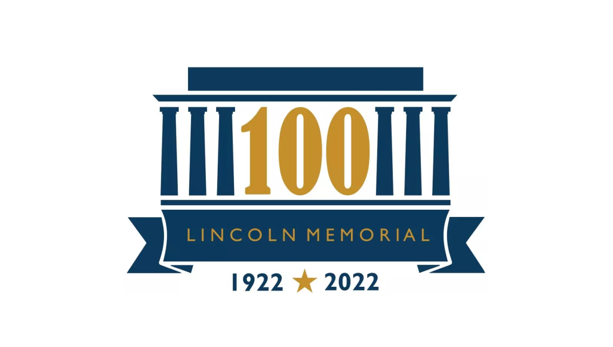 Lincoln Memorial 100th Anniversary Logo