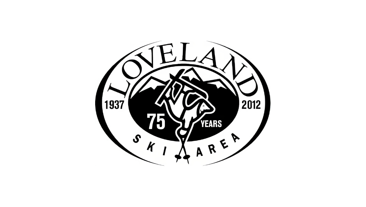 Loveland Ski Area 75th Anniversary Logo Logo