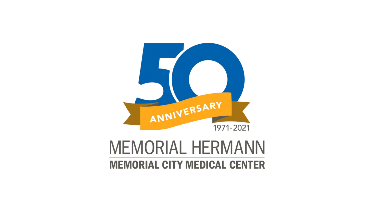 Memorial City Medical Center 50th Anniversary Logo Logo