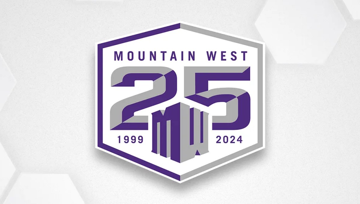 Mountain West Conference 25th Anniversary Logo Logo