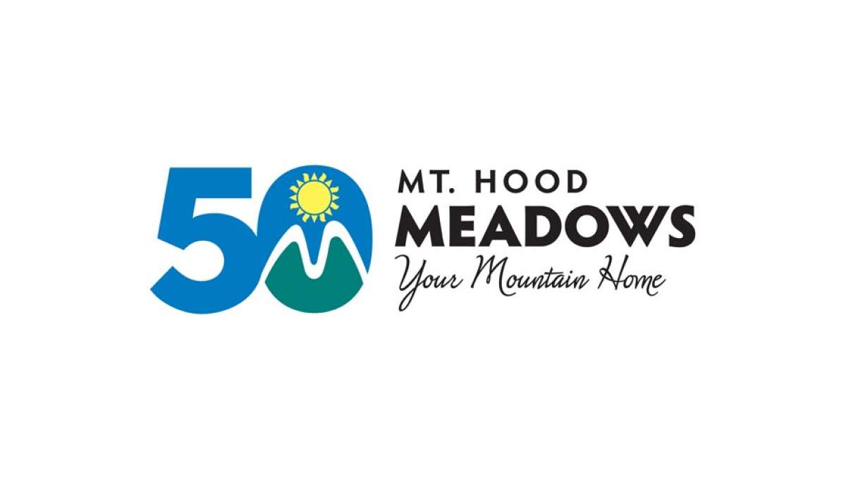 Mt Hood Meadows 50th Anniversary Logo Logo