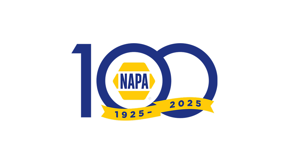 Napa Auto Parts 100th Anniversary Logo