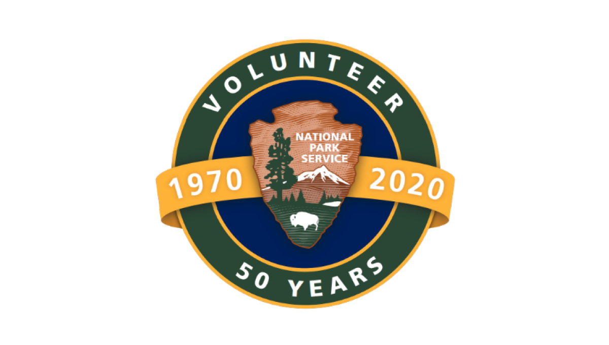 National Park Service Volunteer 50th Anniversary Logo
