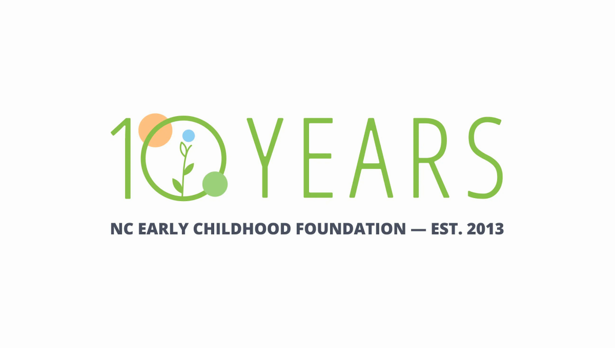 NC Early Childhood Foundation 10th Anniversary Logo Logo