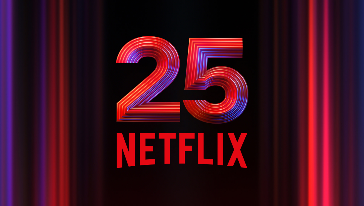 Netflix 25th Anniversary Logo Logo
