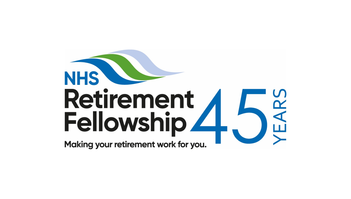 NHS Retirement Fellowship 45th Anniversary Logo Logo