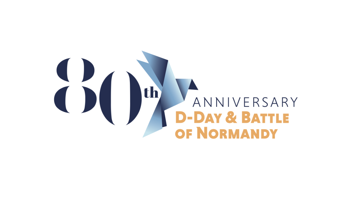 Battle of Normandy 80th Anniversary Logo Logo