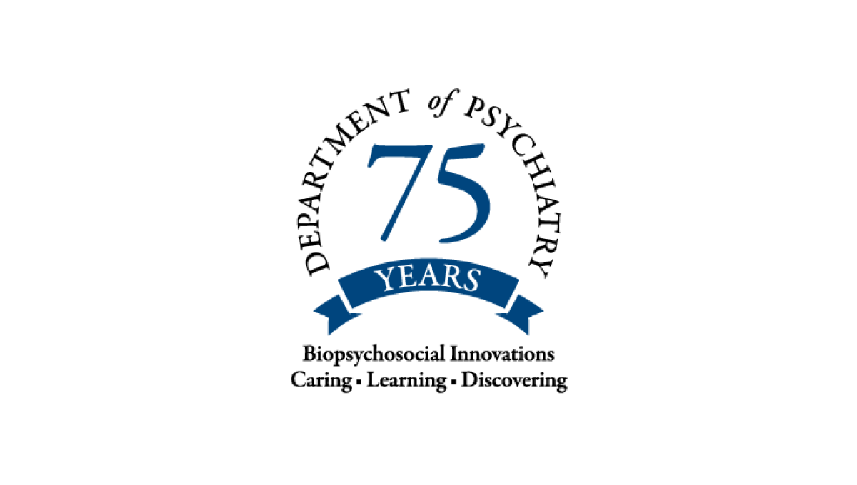 U of R Dept of Psychiatry 75th Anniversary Logo