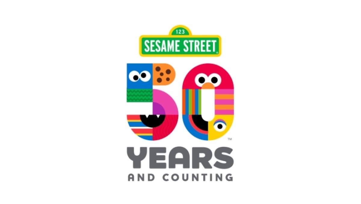 Sesame Street 50th Anniversary Logo Logo