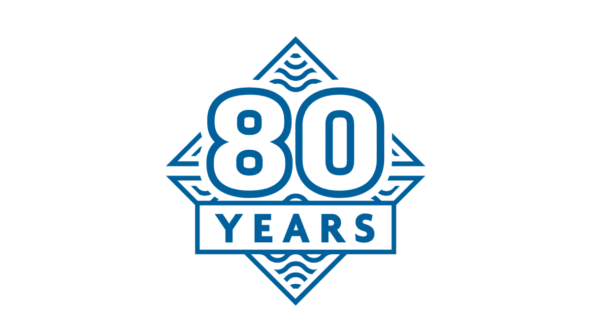 SESLOC Federal Credit Union 80th Anniversary Logo Logo