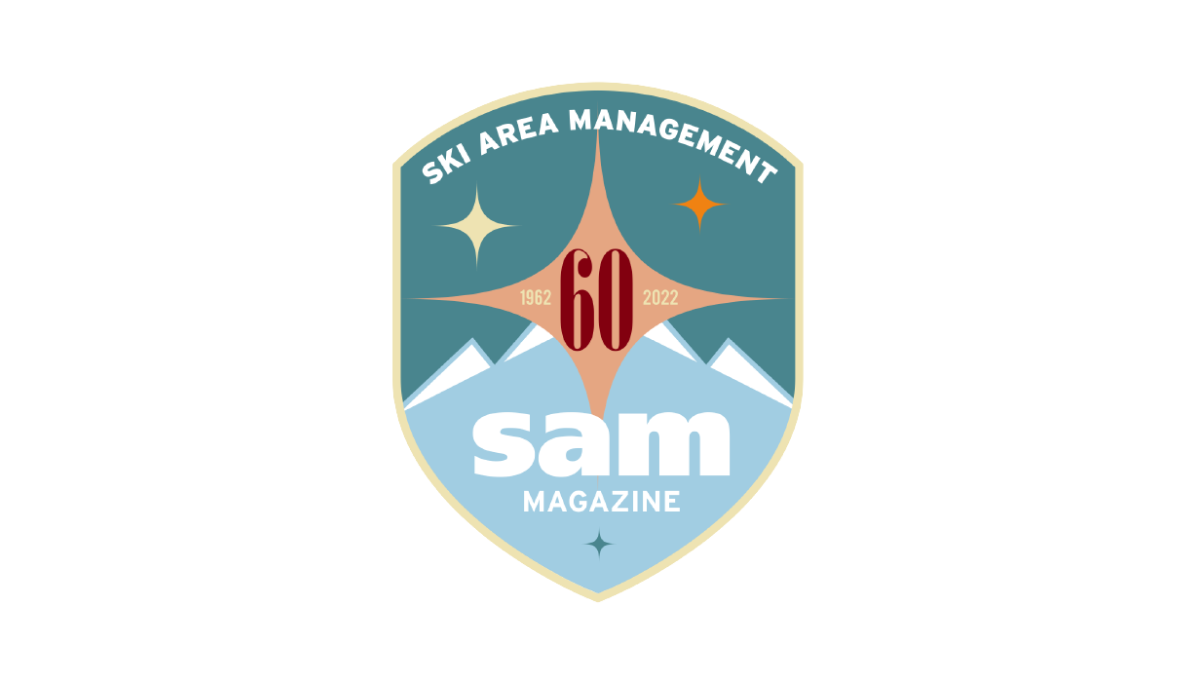Ski Area Management Magazine 60th Anniversary Logo