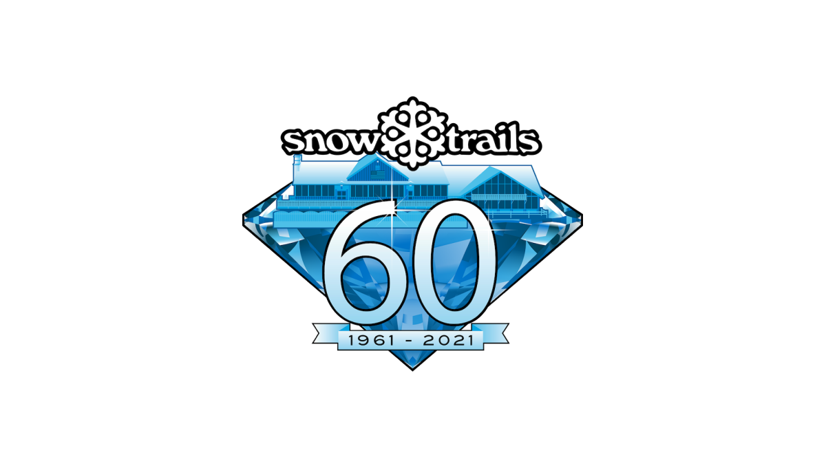 Snow Trails 60th Anniversary Logo Logo