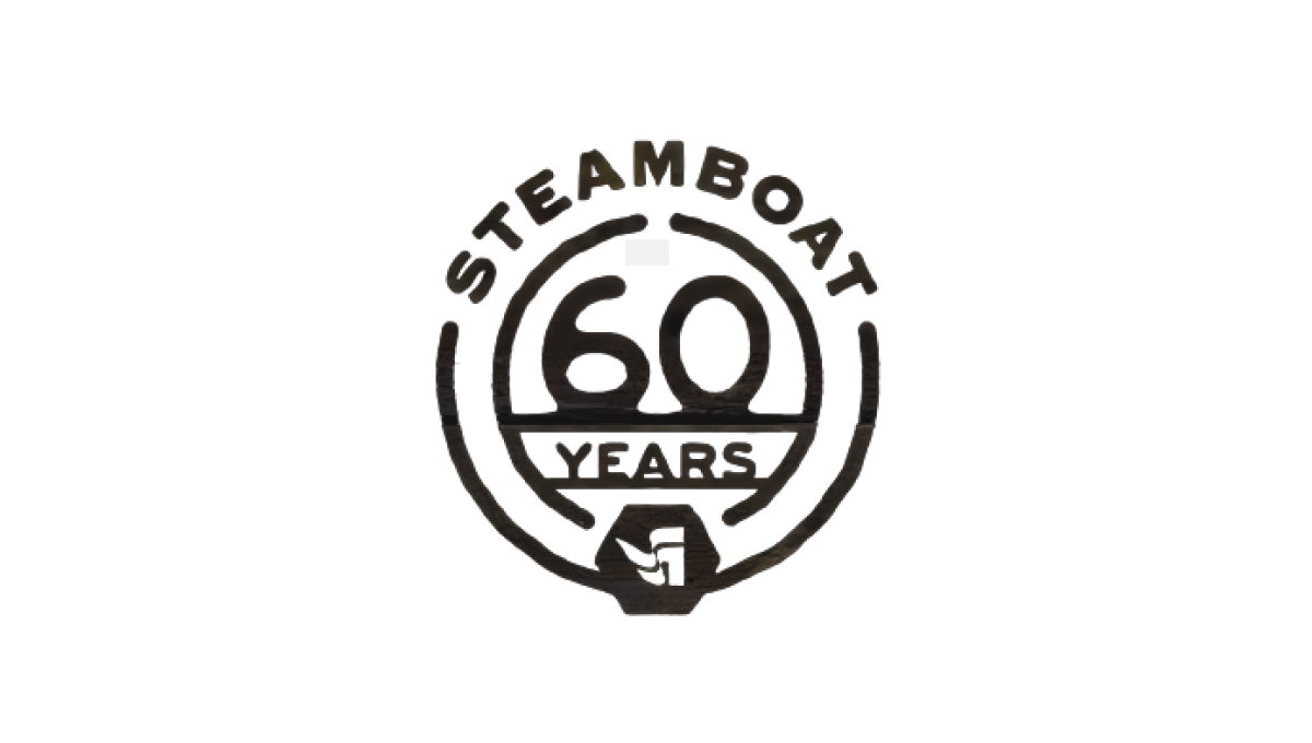 Steamboat 60th Anniversary Logo Logo