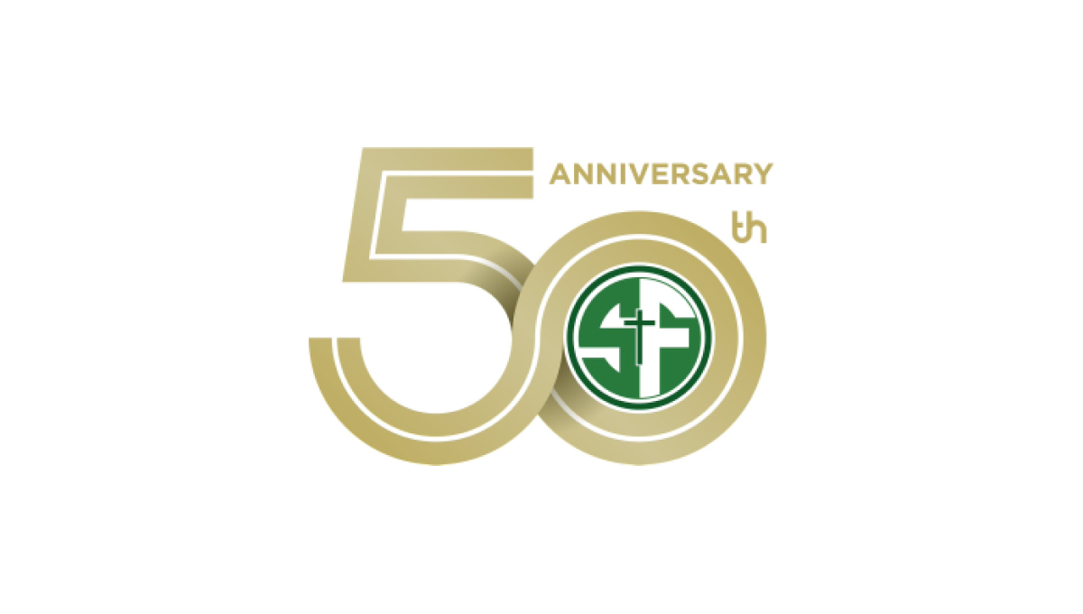 St Francis Elementary School 50th Anniversary Logo
