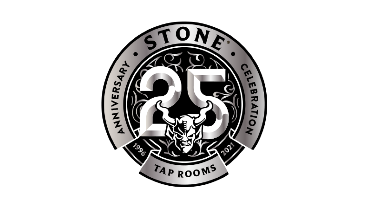 Stone Brewing 25th Anniversary Logo