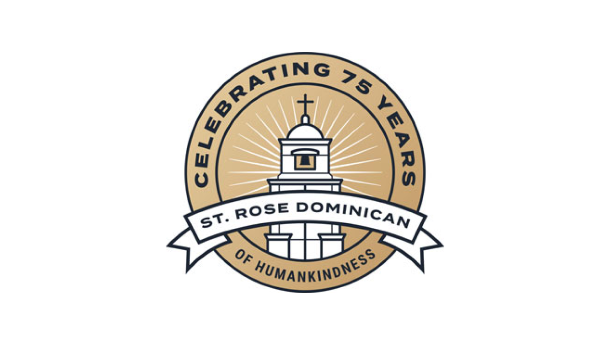 St. Rose Dominican 75th Anniversary Logo