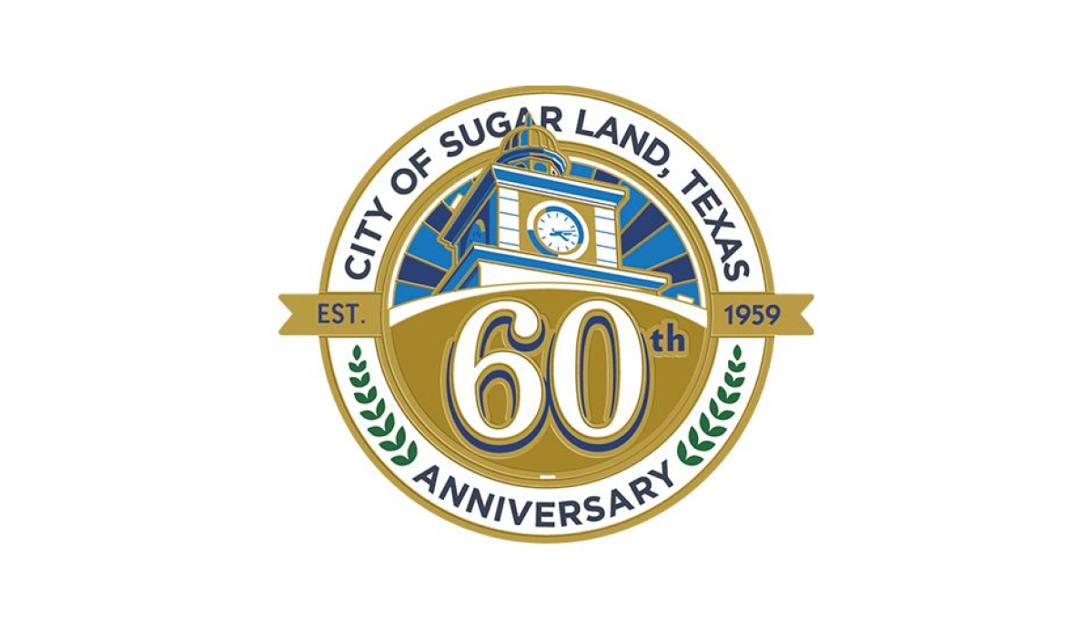 Sugar Land Texas 60th Anniversary Logo