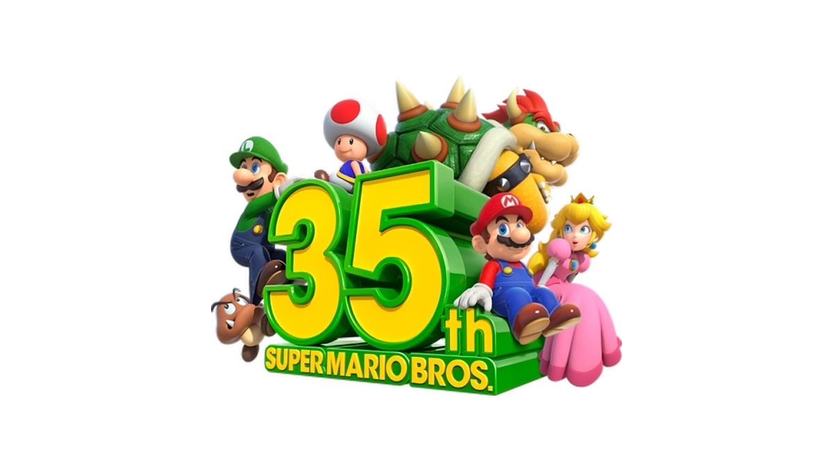 Super Mario Bros. 35th Anniversary Logo Logo