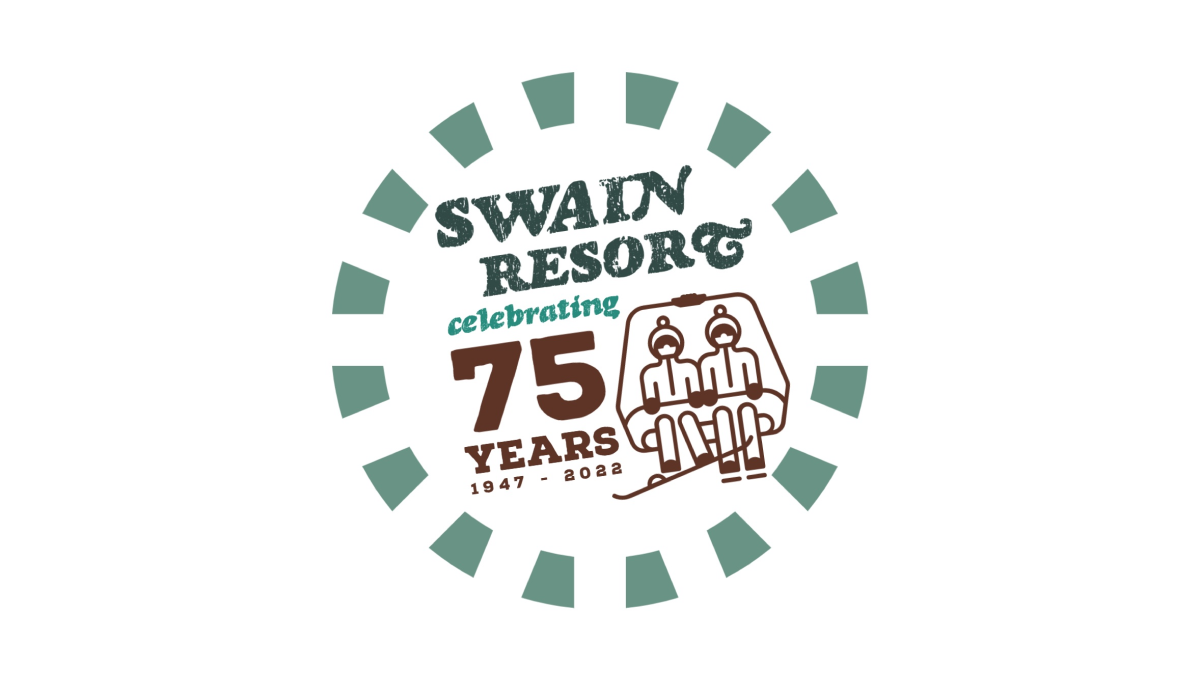 Swain Resort 75th Anniversary Logo Logo