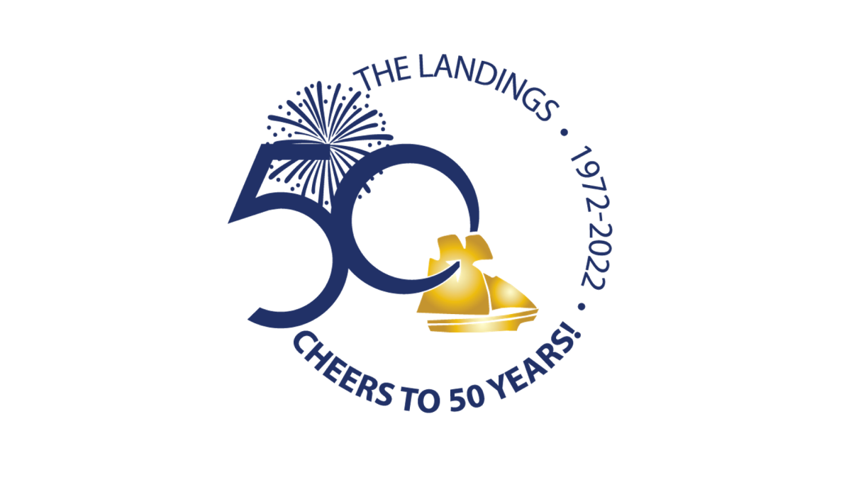 The Landings Association 50th Anniversary Logo Logo