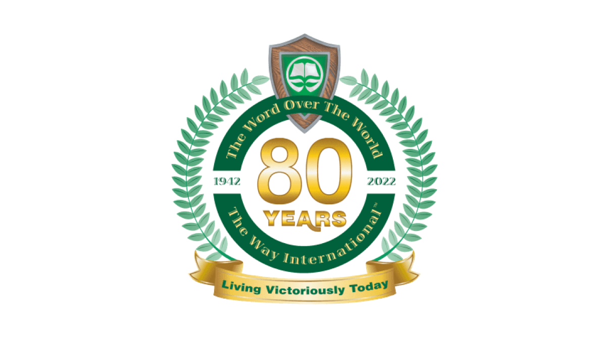 The Way International 80th Anniversary Logo Logo