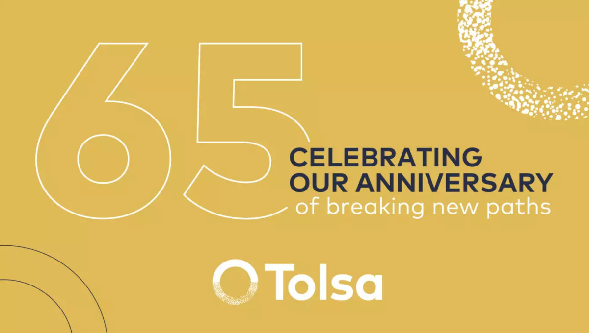 Tolsa 65th Anniversary Logo